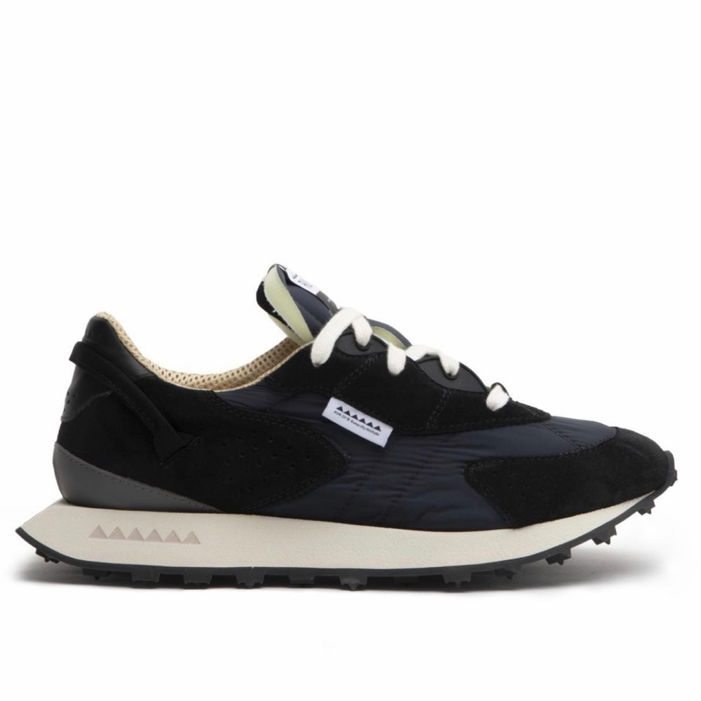 RUN OF KRIPTO Navy, Black and White Sneakers, 37 woman